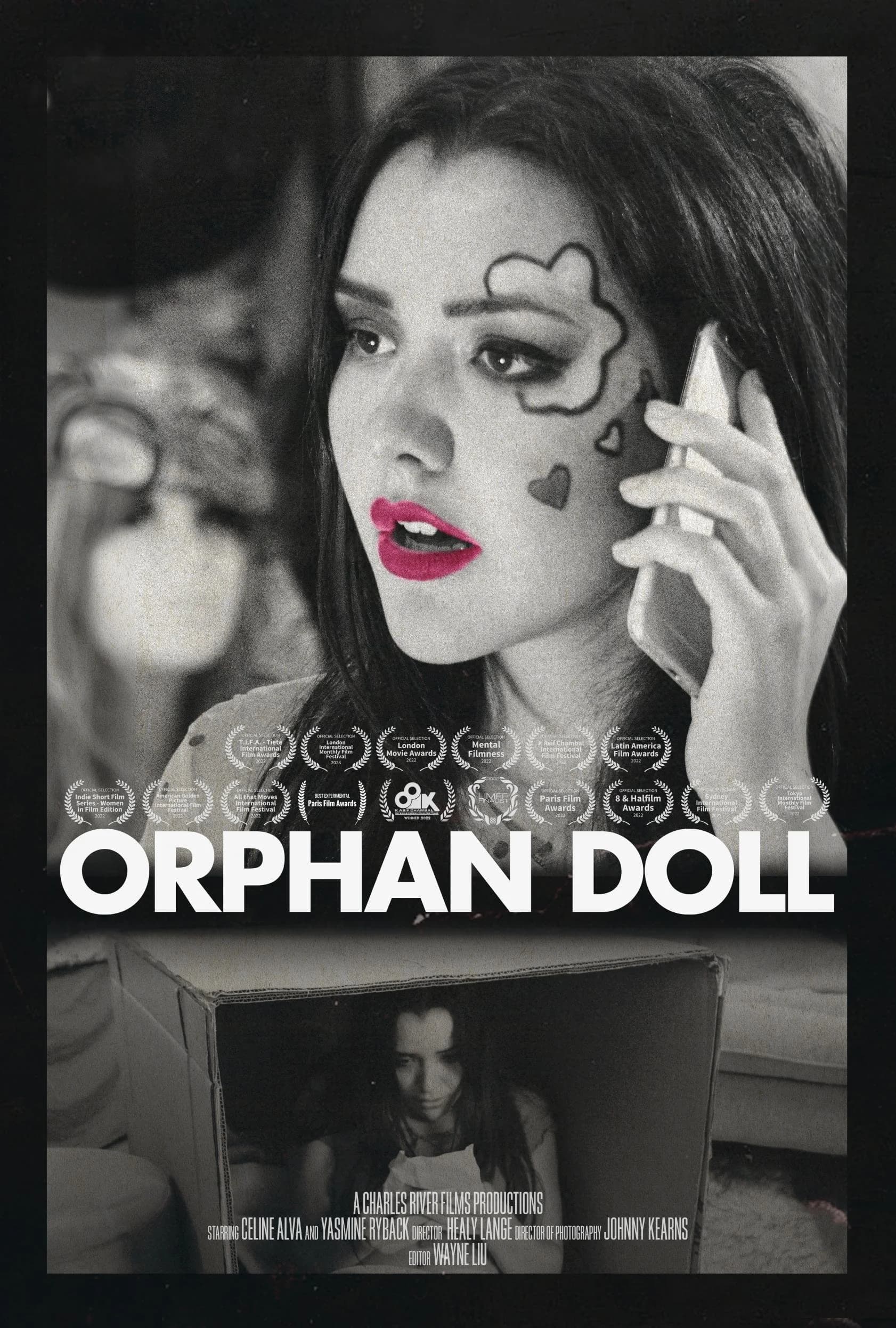 Publicity/Poster Oprhan Doll, award winning film starring Celine Alva.