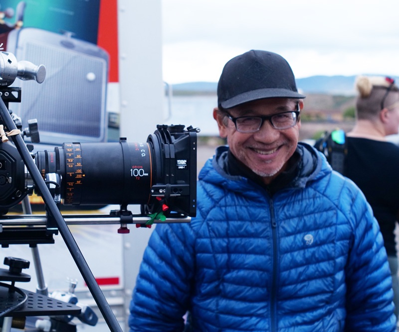 Filmmaker with camera